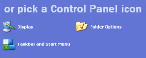 xp folder options