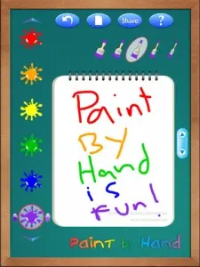 paint by hand is fun