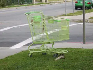 abandoned shopping cart