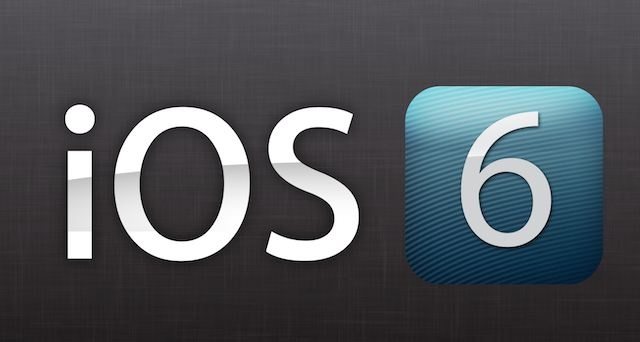 Apple's new operating system iOS6 for iPhone 5, iPad and iPod and Apple TV
