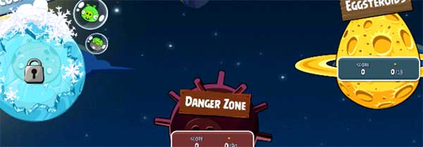 Android and iOS Version of Mobile Arcade and Action Game - Angry Birds Space Premium