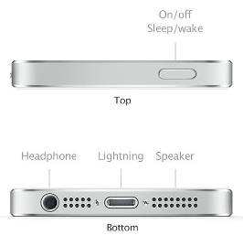 iPhone5-Connectors-On-Off-Headphone-Lightening-Speaker-Top-and-Bottom-View
