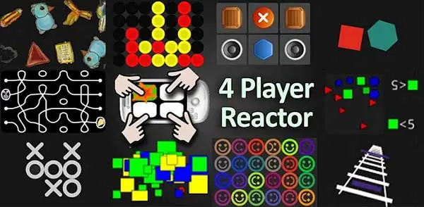 4 Player Reactor Android Multiplayer App Android Social App - 4 Player Reactor