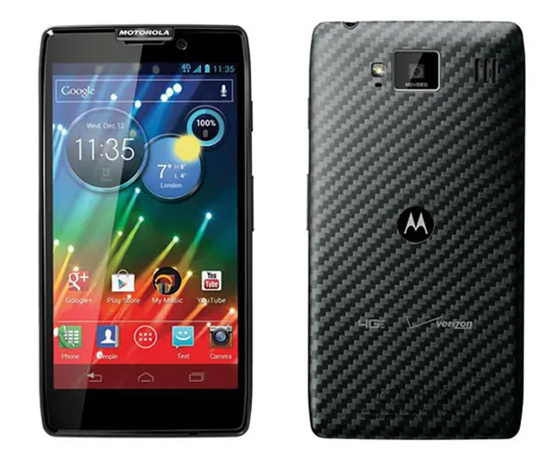 Display of Motorola DROID RAZOR HD