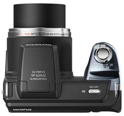 Digital Camera review for Olympus SP-620UZ top view