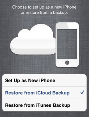 Transfer iOS Apps between devices using iCloud service