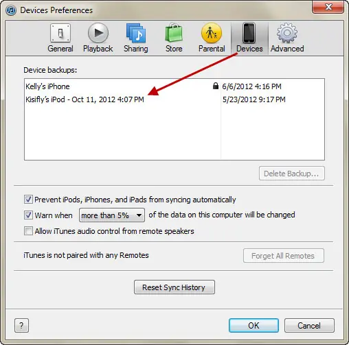 Transfer iOS Apps between devices using iTues