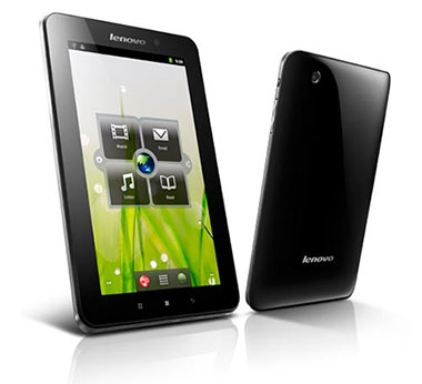 Showing the Lenovo IdeaPad A1 from front and rear side view