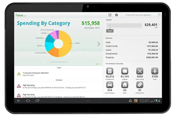 Mint for Android Finacial Apps for Android Review Mint