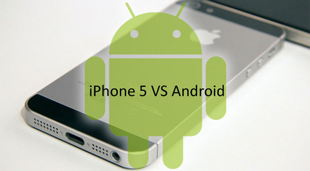 iPhone 5 beats Android