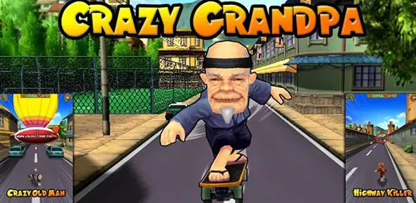 Crazy Grandpa for Android Android Games 2013
