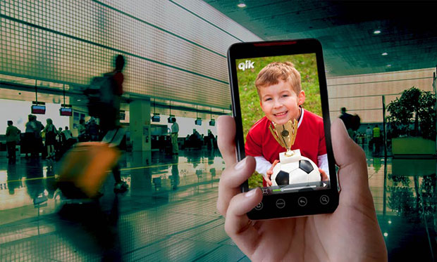 Mobile Video Conference from airport with Qik
