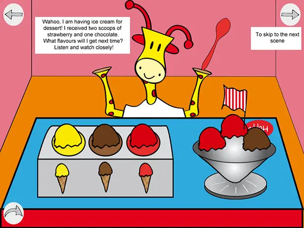 iPhone kids apps Bo's dinner time