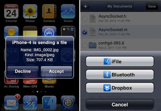 iPhone Apps to share files