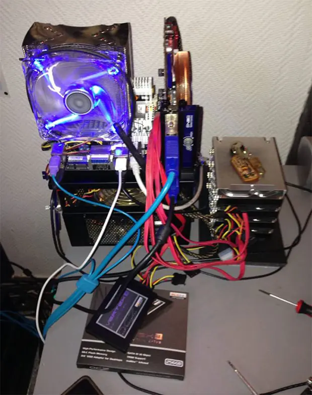 Tech Crates Server Hardware Custom build server hardware for hosting Tech Crates Website and background engine processing