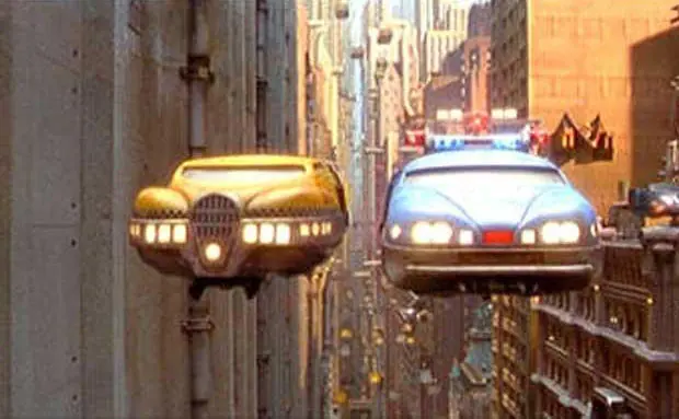 Flying Cars Technology of the future taxi and policy car in the fith element