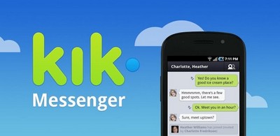 IM apps Kik Messenger