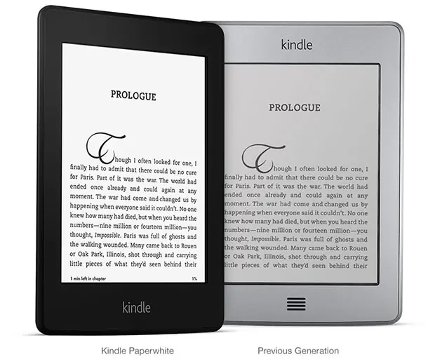 Kindle Paperwhite Compare previous Generation