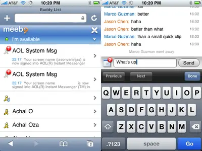 Meebo for IM apps for IM Meebo