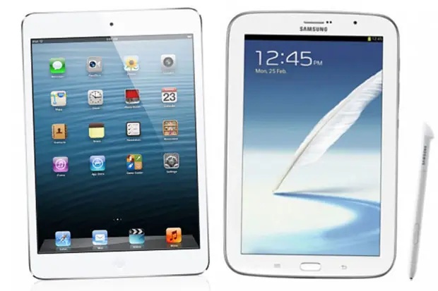 Tablets compared for Samsung and Apple tablet pcs review