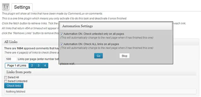 CommentLuv Link Cleaner #1 step 1 in how to clean broken commentluv links