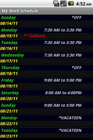 scheduling application to manage all daily routines and schedules