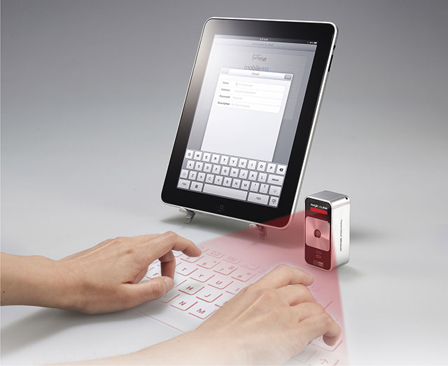 science fiction laser keyboard becomes a real tech gadget this year with Celluon Laser projection keyboard