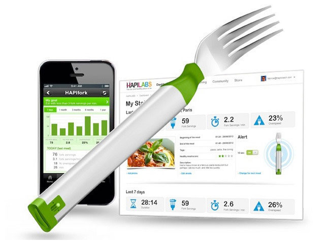 food fork gadget with the HAPIFork that will change your life