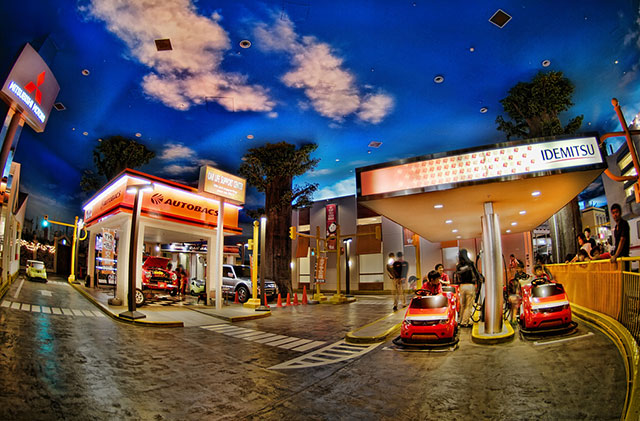 family fun with kids and old in kidzania indonesia