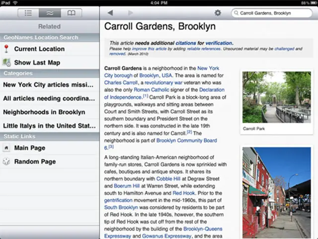 mobile Wikipedia iPad e-learning apps wikipedia on mobile devices