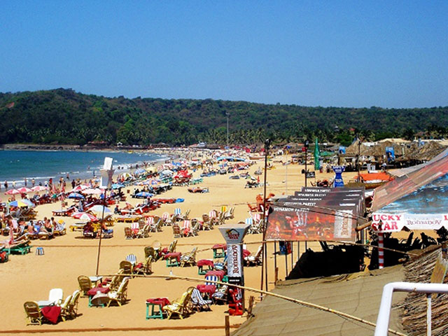 view of baga beach - goa