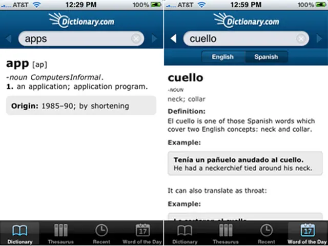 Dictionary app for learning productivity and brain power-up apps for mobile