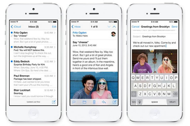 Messages and mailing in iOS 7