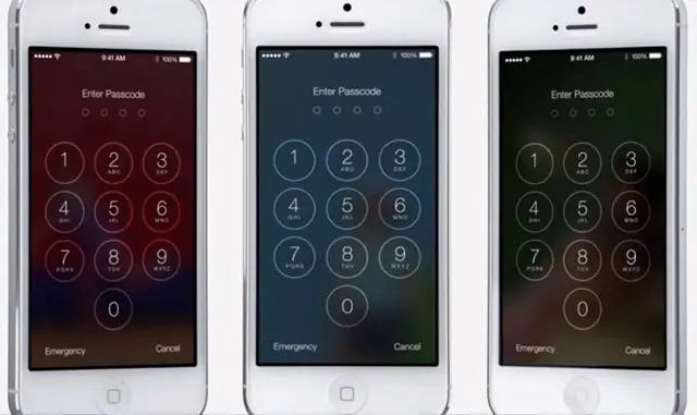 ios 7 new lockscreen and password lock