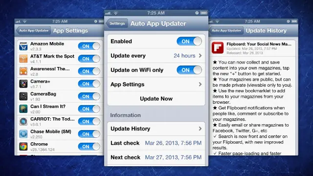 Auto app updater Auto app updater jailbreak tweak which is now useless