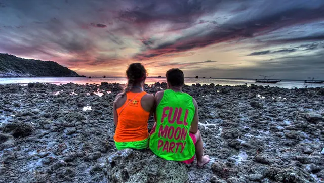 Full Moon Party in Thailand annual full-moon festival in kho phangan, Thailand