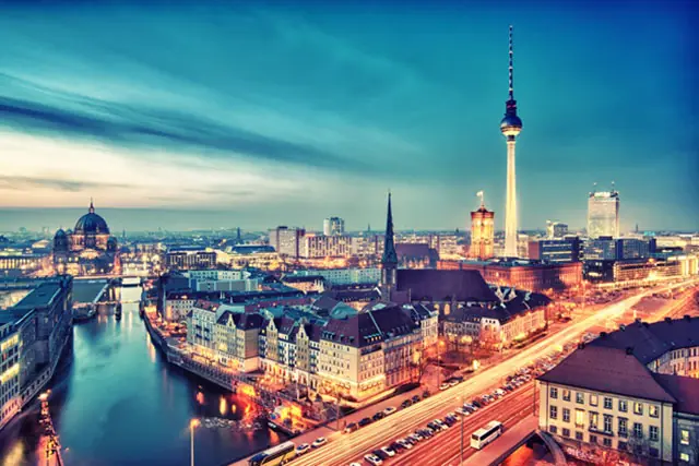 German travel destinations and tourist attractions in capital city Berlin