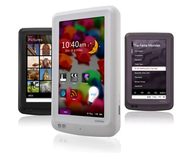 reviewing the media player Cowon X7 160GB tech gadget