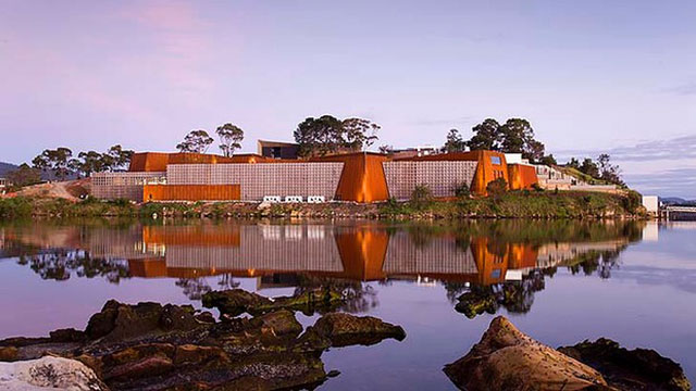 the MONA museum in Australia is a famous travel destination for tourists
