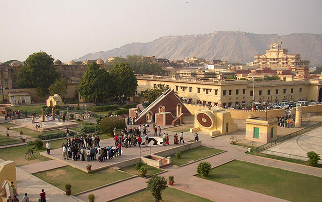 Indian culture at the Jantar Mantar and demographics of Jaipur in our Indian travel guide India