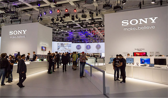manufacturer Sony at Berlin's technology fair IFA 2013