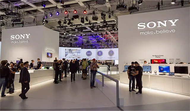 manufacturer Sony at Berlin's technology fair IFA 2013