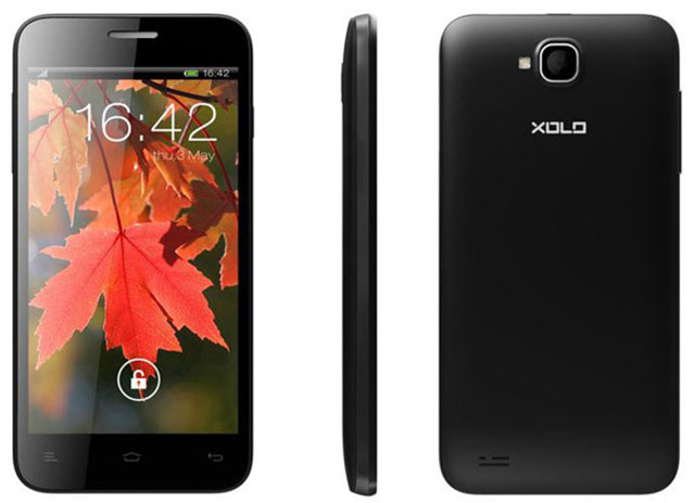 smartphone review images of Lava Xolo Q800 from all sides