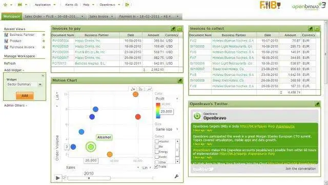 Open Source inventory and fibu Openbravo management software tech crates review