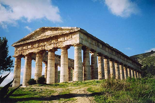 travel greece and visit historic monuments and Athenian temples and culture
