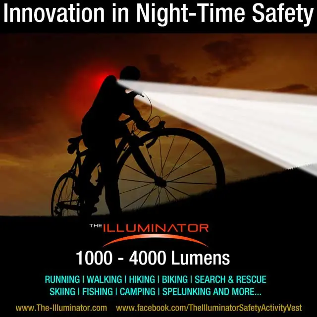 Night Time Safety Gadgets the illuminator safety light technology invention kickstarter