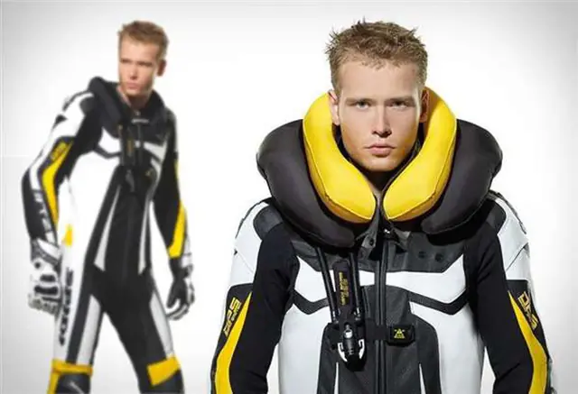 Inflatable High Tech Jacket safety gadgets for the road high speed