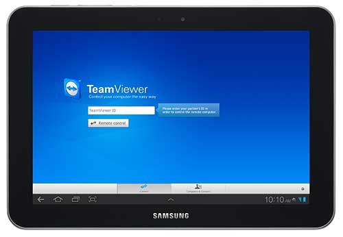 Teamviewer session remote desktop sharing