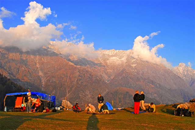 wonderful view from Himalayas party travel
