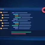 Development environment with a project tree, code, a console and a bug icon